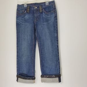 X2 Bootcut Jeans with bling rhinestones, Waist 31, Size 2